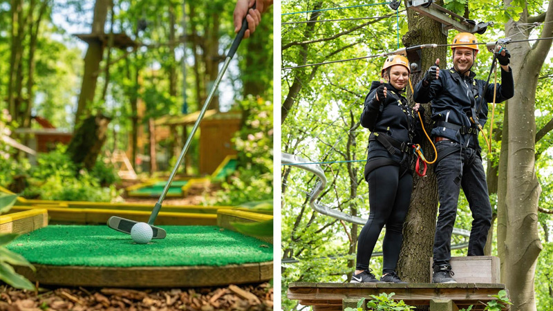 Klimmen + Minigolf
