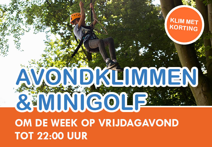 Avondklimmen of -minigolf